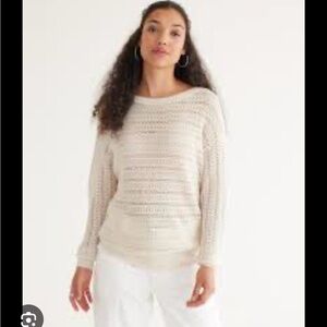 Reitmans Women's Ivory Knit Sweater